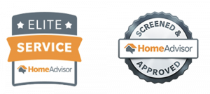 Home advisor badges - elite service and screened